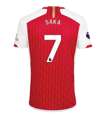 Arsenal Bukayo Saka #7 Primera Equipación 2023-24 Manga Corta